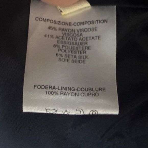 Stella McCartney Womens Black Tailored Blazer 98% Wool Blend Size 38 - Picture 5 of 10